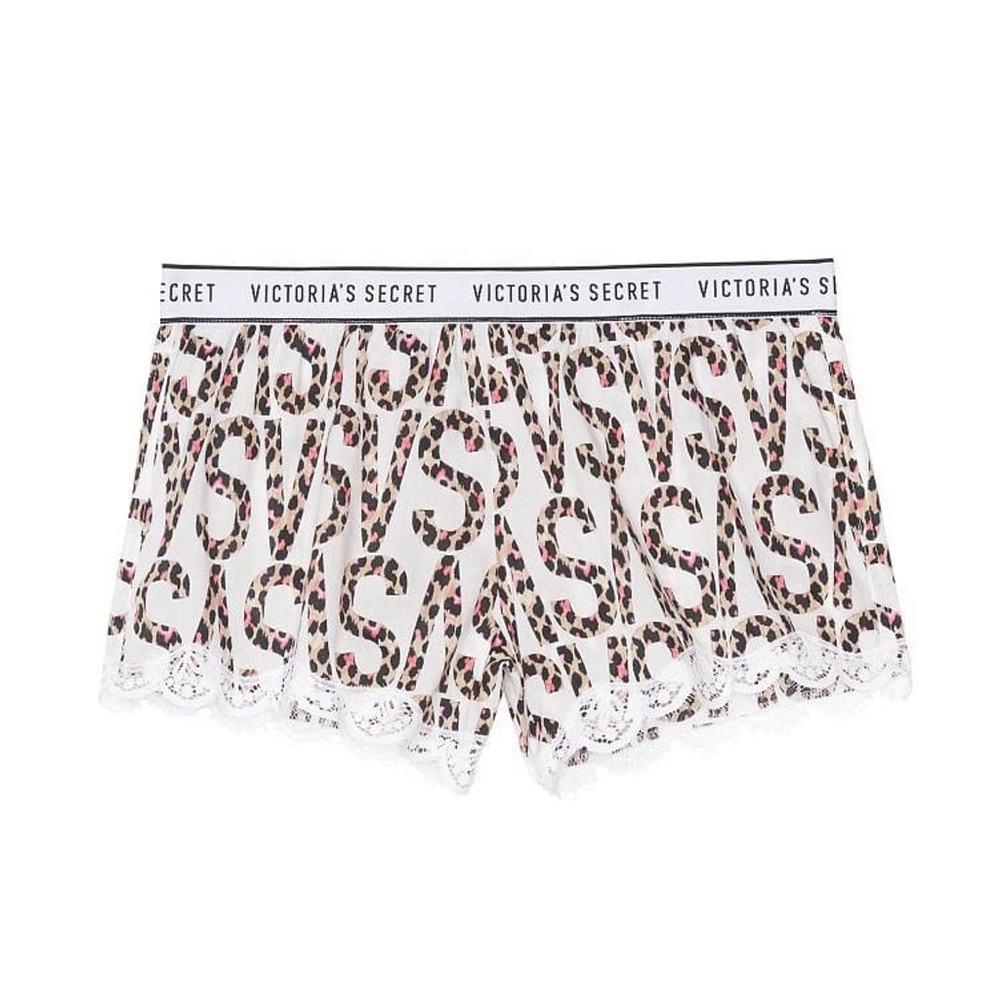 New Victoria's Secret Lace Trim Sleep Shorts XL